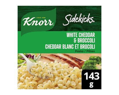 Knorr Sidekicks Pasta Side Dish for a quick meal White Cheddar & Broccoli - 143.0 G