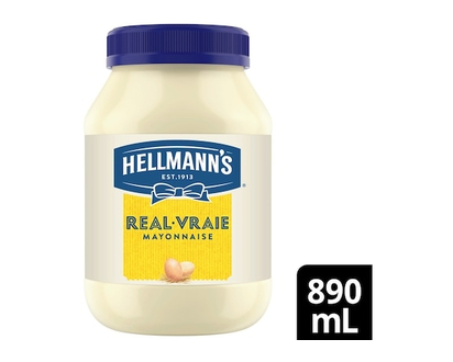 Hellmann's Real Mayonnaise ideal with fries, burgers and salads - 890.0 ML