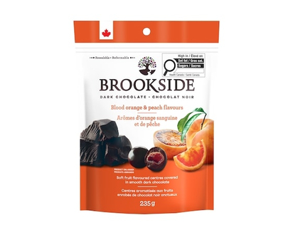 Brookside Dark Chocolate Blood Orange & Peach Flavours - 235.0 G