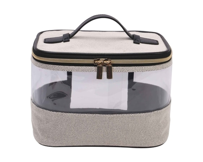 Quo Beauty Grey Clear Vanity Case - 1 EA