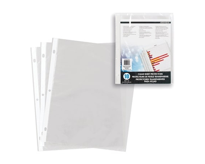 Clear Sheet Protectors - 1.0 EA