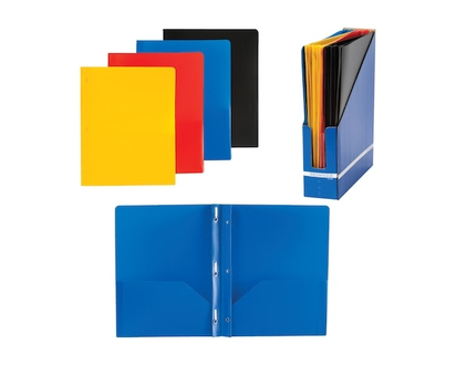 Poly 3-Prongs, 2-Pkts Portfolio - 1.0 EA
