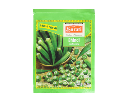 Surati Cut Okra - 340.0 G