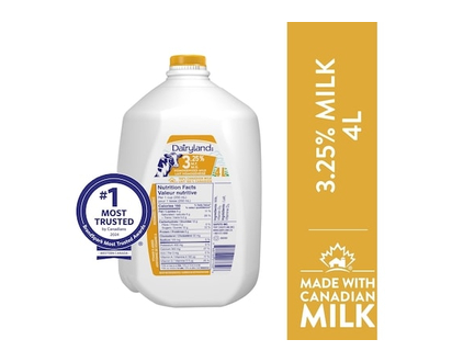 Dairyland 3.25% Milk - 4.0 L