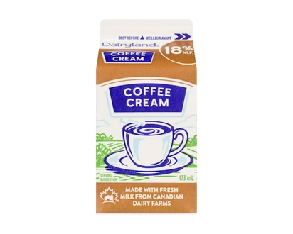 Dairyland 18% Coffee Cream - 473.0 ML