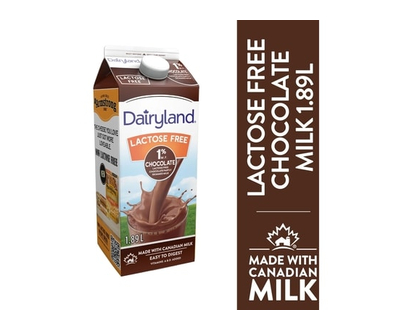 Dairyland 1% Lactose Free Chocolate Milk - 1.89 L