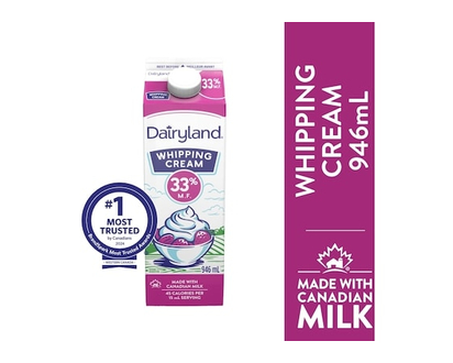 33% Whipping Cream - 946.0 ML