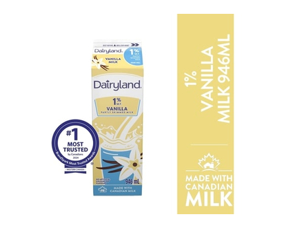 Dairyland 1% Vanilla Milk - 946.0 ML