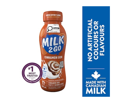 Milk 2 Go 1% Peach Mango Limited Edition Partly Skimmed Milk - 310.0 ML