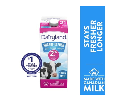 Dairyland 2% Microfiltered Milk - 1.89 L