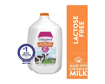 Dairyland Lactose Free 2% Milk - 4.0 L