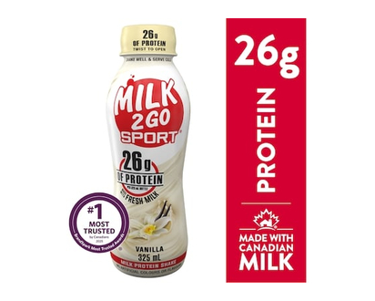 Milk 2 Go Vanilla Milk Protein Shake - 325.0 ML
