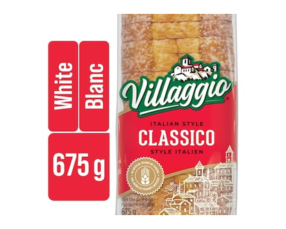 Villaggio Pain blanc tranché épais de style italien Classico - 675.0 G