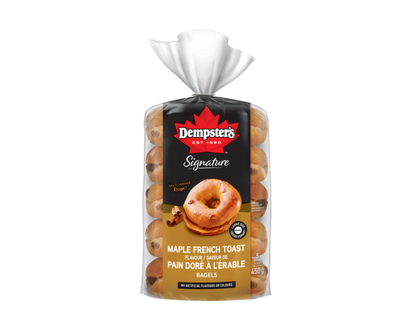 Dempster Signature Bagels Maple French Toast Flavour Large Size - 375.0 G