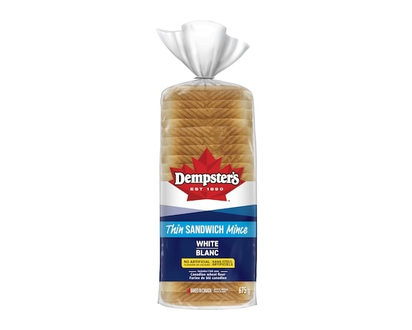 Dempster White Thin Sandwich Bread - 675.0 G