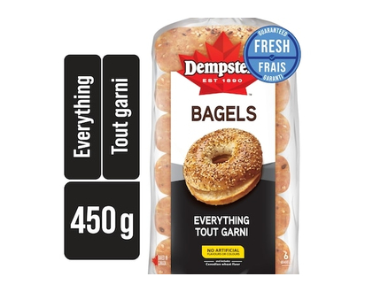 Dempster Everything Bagels - 75.0 G
