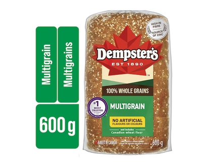 Dempster 100% Whole Grains Multigrain Bread - 600.0 G