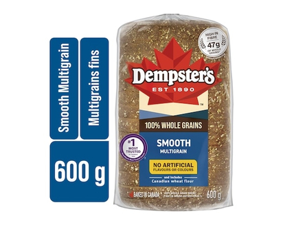 Dempster 100% Whole Grains Smooth Multigrain Bread - 600.0 G