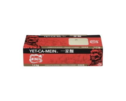 Wing's Pasta, Yet-Ca-Mein Chinese Style Noodles - 1.4 KG