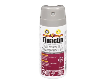 Tinactin Aerosol Powder, Antifungal treatment - 100.0 G