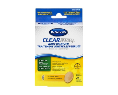 Dr Scholls Clear Away Plantar Wart Remover - 24.0 EA