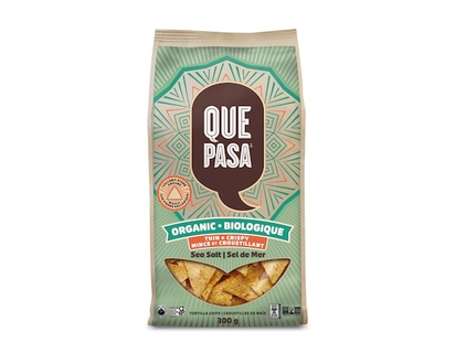 Que Pasa Organic Thin & Crispy Sea Salt Tortilla Chips - 300.0 G
