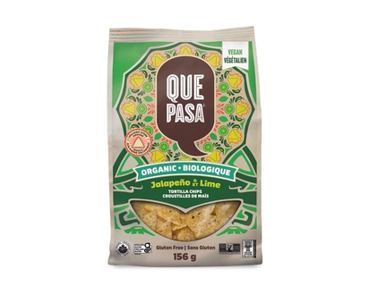 Que Pasa Organic Jalapeño & Lime Tortilla Chips - 156.0 G