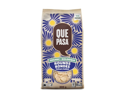Que Pasa Organic Salted Rounds Tortilla Chips - 300.0 G