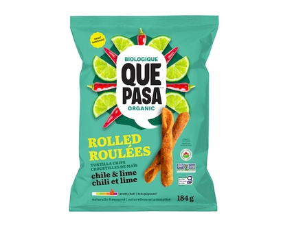 Que Pasa Organic Chile Lime Tortilla Chips - 184.0 G