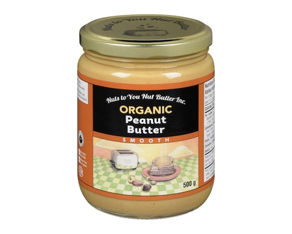 Nuts to You Organic Peanut Butter, Smooth - 500.0 G