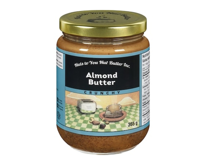 Nuts to You Almond Butter, Crunchy - 365.0 G