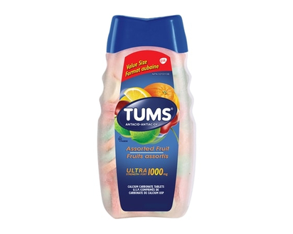 Tums Ultra Strength Antacid for Heartburn Relief Assorted Fruit 160 count - 160.0 EA
