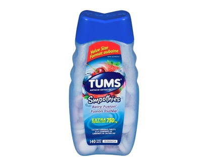 Tums Smoothies Xs Berryfusion - 140.0 EA