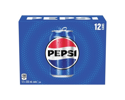Pepsi Soda,12-pack - 355.0 ML