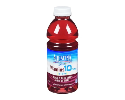 AQUAFINA Plus Black & Blue Berry - 591.0 ML