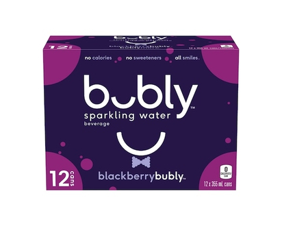 Bubly Sparkling Water Blackberry Sparkling Water - 355.0 ML