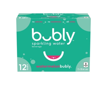 Bubly Sparkling Water Limited Edition Watermelon - 355.0 ML