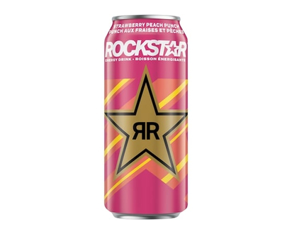 Rockstar Strawberry Peach Punch Energy Drink - 473.0 ML