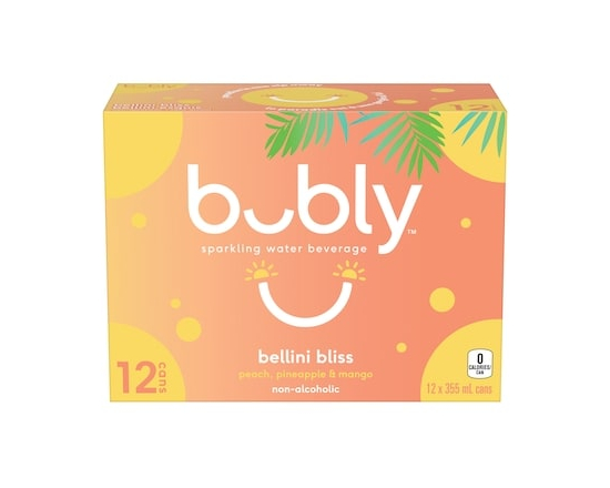 Bellini bliss Sparkling Water - 355.0 ML