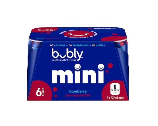 Blueberry Pomegranate Sparkling Water - 222.0 ML