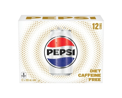 Pepsi Diet Soda Caffeine Free, 12-pack - 355.0 ML