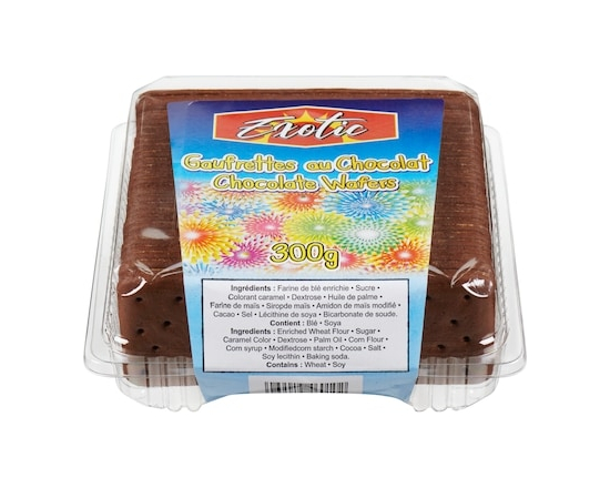 Exotic Gaufrettes au chocolat - 300.0 G