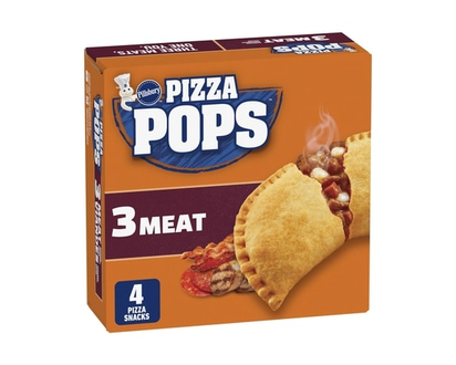 Pillsbury Frozen Pizza Snacks ,3 Meat, 4 ct - 380.0 G