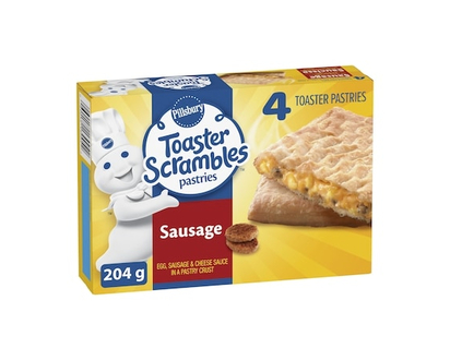Pillsbury Toaster Scrambles Pastries, Egg, Sausage and Cheese Sauce - 204.0 G