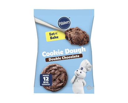 Pillsbury Double Chocolate Cookie Dough, Ready to Bake, 12 ct - 454.0 G