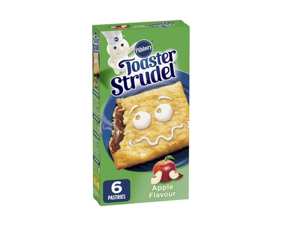 Pillsbury Toaster Strudel Apple Pastries , 6 Pastries - 326.0 G