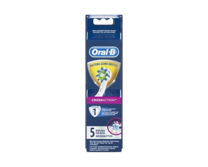 Oral B Brossettes de rechange Oral-B CrossAction pour brosse à dents électrique, 5 unités - 5 CHA