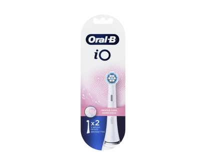 Oral B Brossettes de rechange pour brosse à dents électrique Oral-B iO Soins doux, blanc, 2 unités - 2 CHA