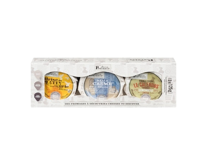 Alexis Portneuf Alexis Trio Box Brie Camembert - 375.0 G