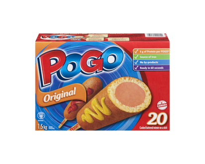 Pogo Saucisses sur bâtonnet original - 1.5 KG